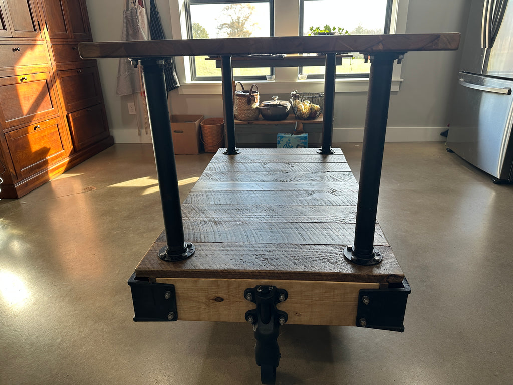 Factory Cart Kitchen Island