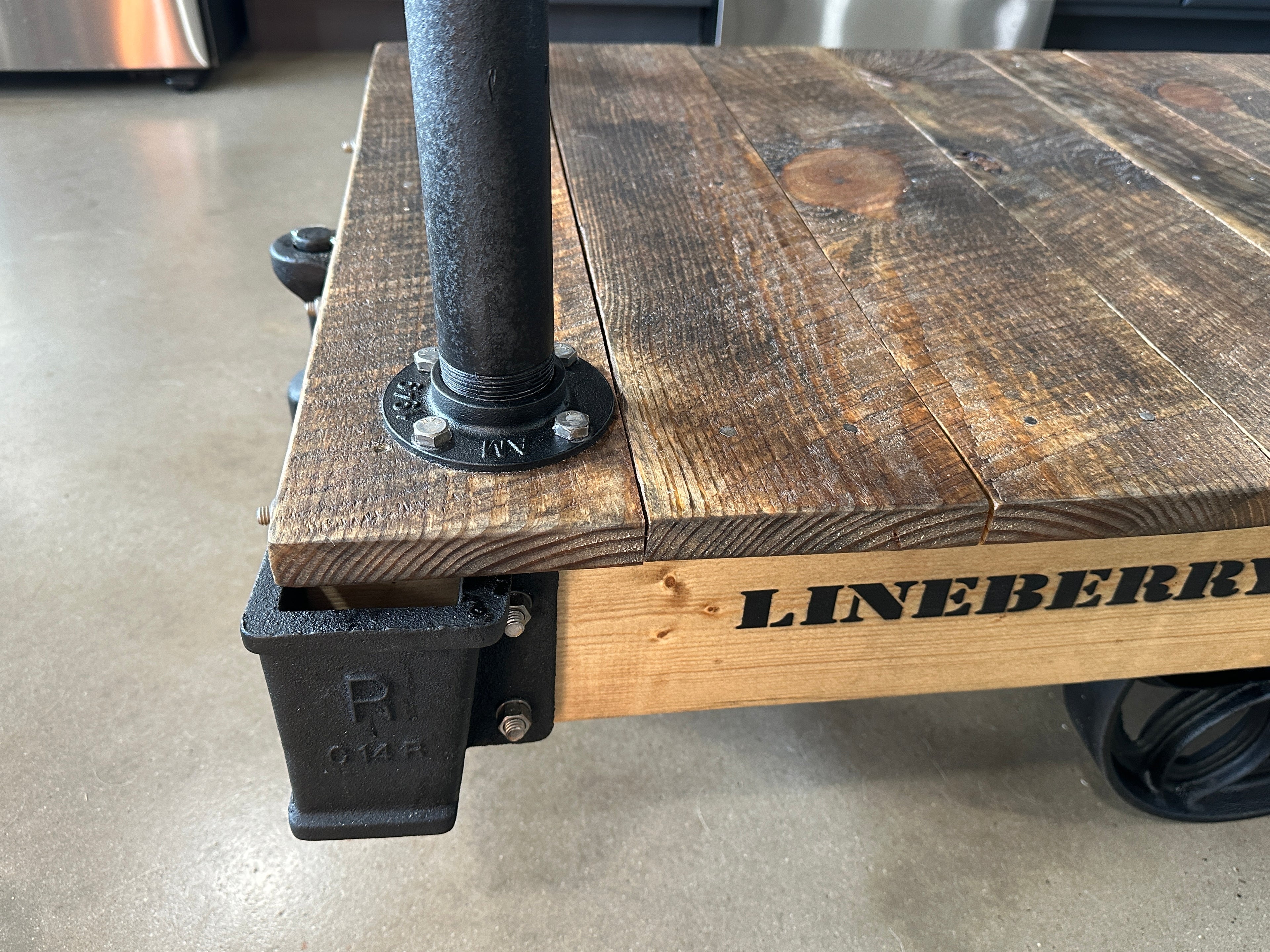 Factory Cart Kitchen Island